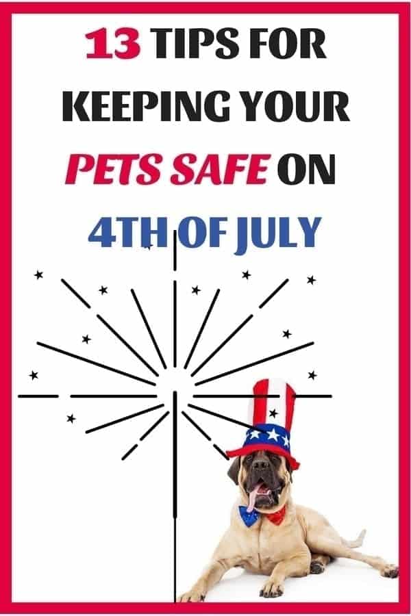 Keep your Pets Safe 4th of July PIN