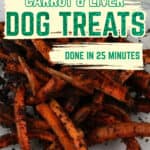 Air Fryer Carrot Liver Dog Treats
