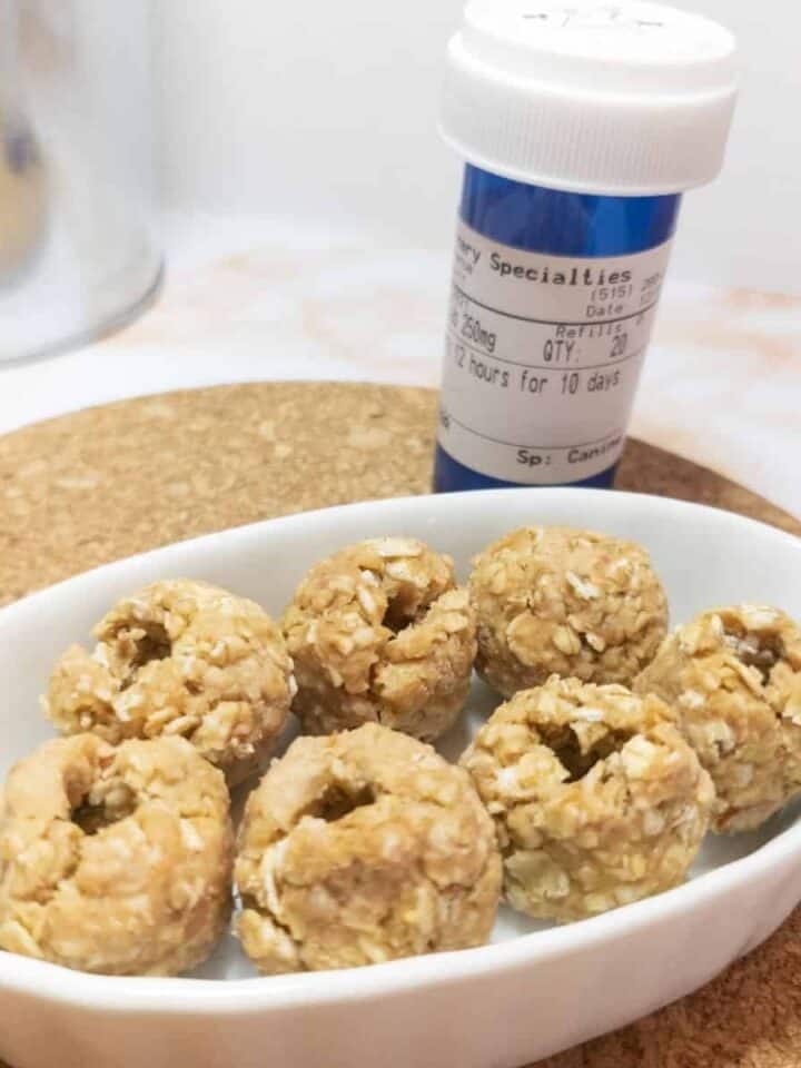 Easy No Bake Homemade Pill Pocket Meatballs for Dogs