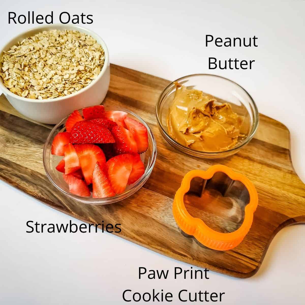 Paw print ingredients