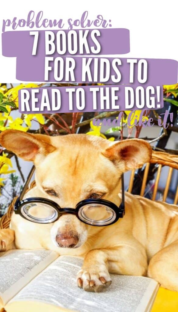 reading to the dog