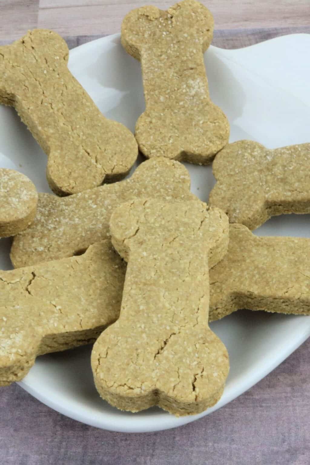 Homemade Peanut Butter Banana Dog Cookies House that Barks