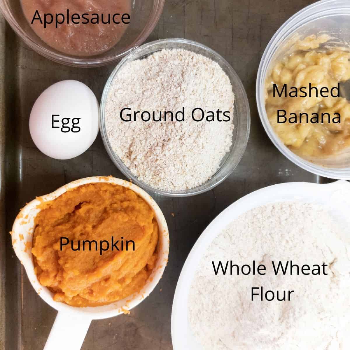 banana pumpkin dog treat ingredients