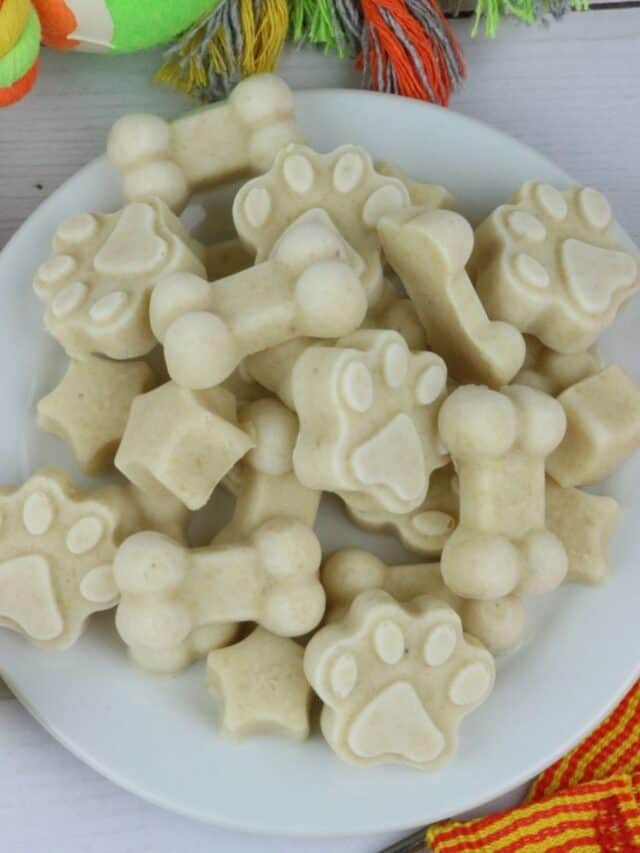 Picture of 30 minute Oatmeal and Banana Pupcakes Recipe for Dogs - House that Barks