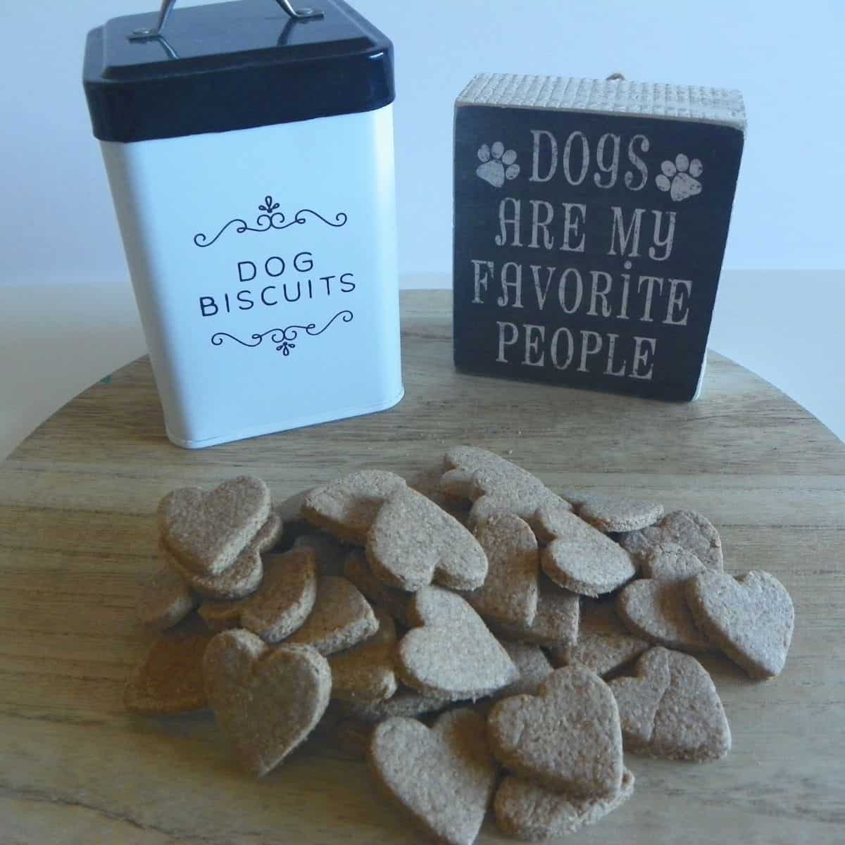 cinnamon honey heart dog treats