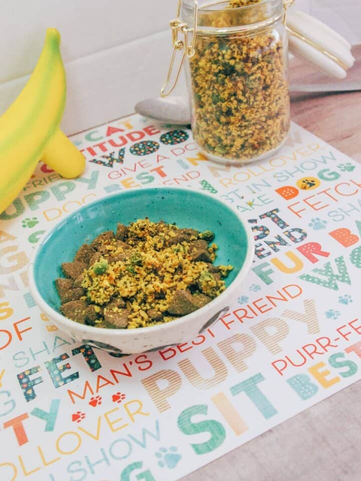 Quick and Easy Oat and Vegetable Dog Food Topper