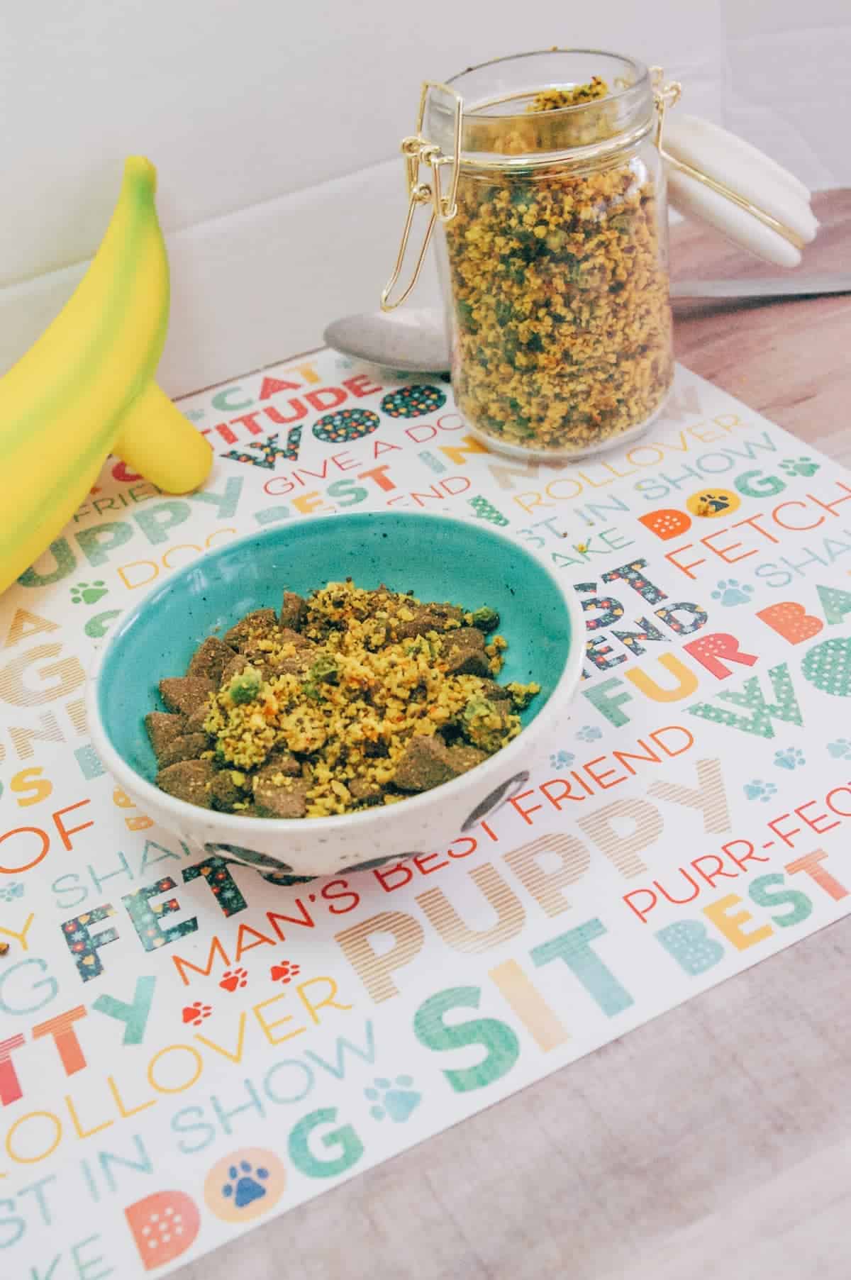 Quick and Easy Oat and Vegetable Dog Food Topper
